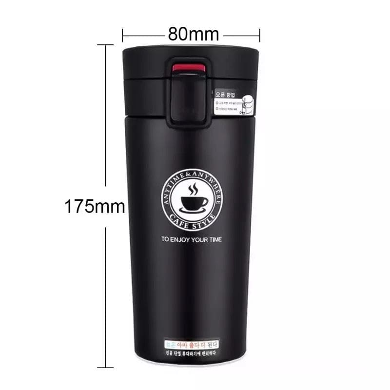 380ml Double Stainless Steel Coffee Mug, Travel Coffee Mug, Steel Thermos Tumbler Cups, Vacuum Flask thermo Water Bottle, Insulated Water Bottle, Double Thickened Coffee Mug 380ml Double Stainless Steel Coffee Mug, Travel Coffee Mug, Steel Thermos Tumbler Cups, Vacuum Flask thermo Water Bottle, Insulated Water Bottle, Double Thickened Coffee Mug